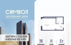 Продам 1 комнатную квартиру 28 м2 картинка из объявления
