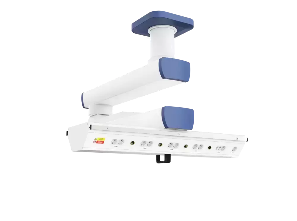 Потолочная медицинская консоль двухплечевая CADUCEUS C2E-AL картинка из объявления