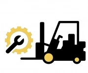 Ремонт вилочных погрузчиков. Техническое обслуживание. Шиномонтаж. картинка из объявления