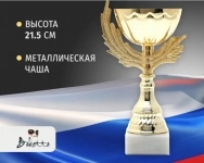 Стильные кубки и медали — всё для торжественного награждения картинка из объявления