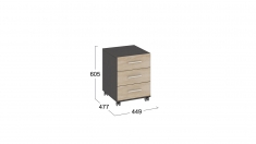 Тумба с ящиками выкатная «Успех-2» - ПМ-184.12 в объявлении 2 фото Тумба с ящиками выкатная «Успех-2» - ПМ-184.12 картинка из объявления