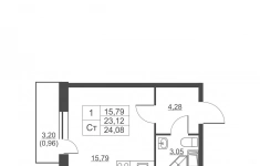 Продам 1 комнатную квартиру 22 м2 в объявлении 8 фото Продам 1 комнатную квартиру 22 м2 картинка из объявления