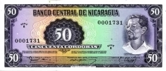 Банкнота 50 кордоб, Никарагуа картинка из объявления