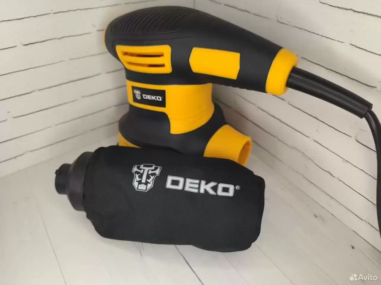 Эксцентриковая сетевая шлифмашина deko DKG350 в объявлении 10 фото Эксцентриковая сетевая шлифмашина deko DKG350 картинка из объявления