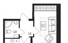 Продам 1 комнатную квартиру 39.63 м2 в объявлении 10 фото Продам 1 комнатную квартиру 39.63 м2 картинка из объявления