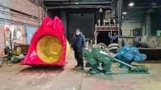 Просеивающий ковш экскаватора погрузчика со съемным барабаном картинка из объявления