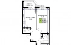 Продам 2 комнатную квартиру 62.69 м2 в объявлении 10 фото Продам 2 комнатную квартиру 62.69 м2 картинка из объявления