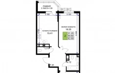 Продам 2 комнатную квартиру 62.69 м2 в объявлении 10 фото Продам 2 комнатную квартиру 62.69 м2 картинка из объявления