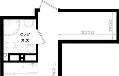 Продам 1 комнатную квартиру 23.4 м2 в объявлении 1 фото Продам 1 комнатную квартиру 23.4 м2 картинка из объявления