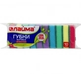 Губки бытовые maxi от laima с абразивным слоем в объявлении 1 фото Губки бытовые maxi от laima с абразивным слоем картинка из объявления