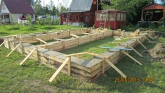 Ленточный фундамент Строительство картинка из объявления